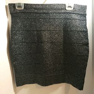 Glittery Mini Skirt